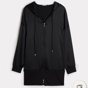 Silk and Lyocell hooded sweatshirt NWT